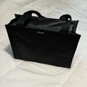 Kate Spade Black Nylon Diaper Bag